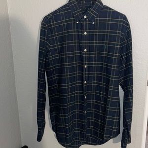 POLO RALPH LAUREN Men Multicolor Plaid Long Sleeve Button Down Shirt Size M